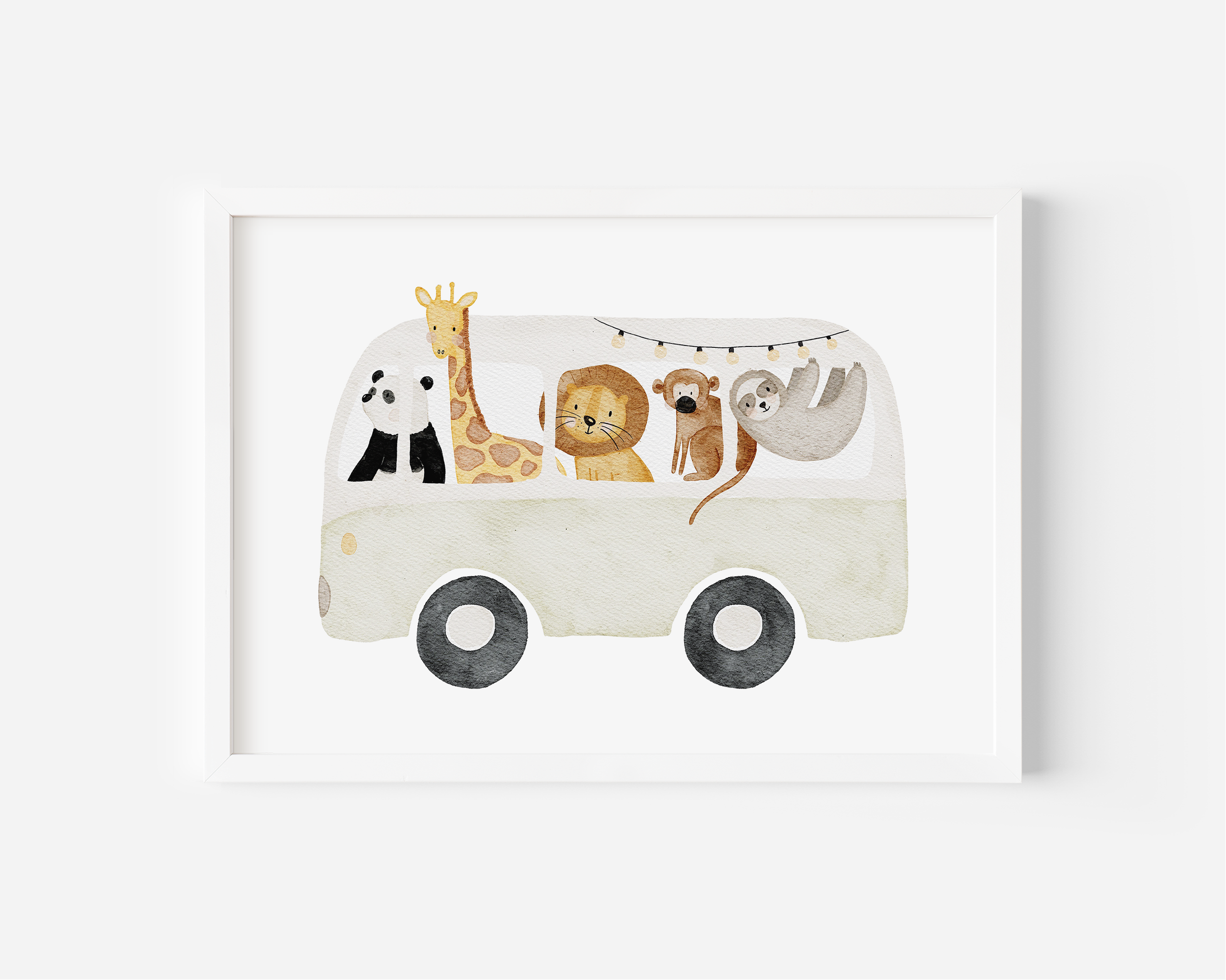 Kinderposter Safaribus