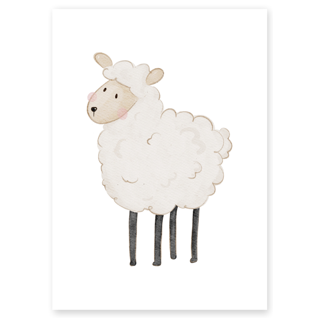 Kinderposter Schaf