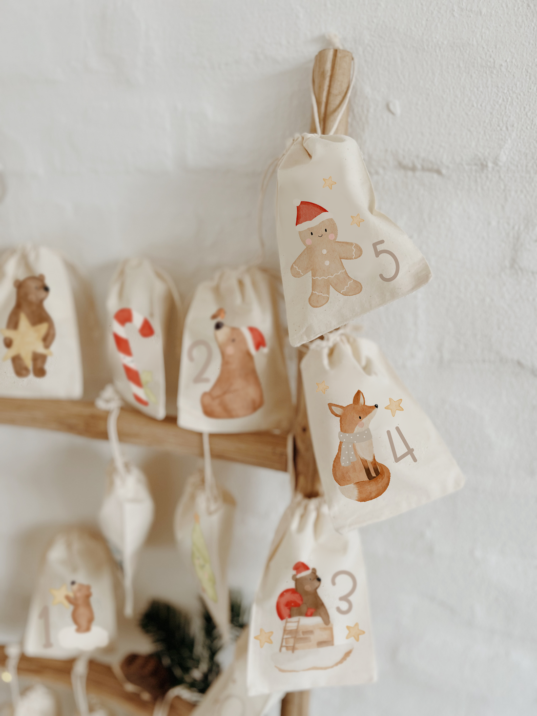 24 Bügelbilder für den Adventskalender