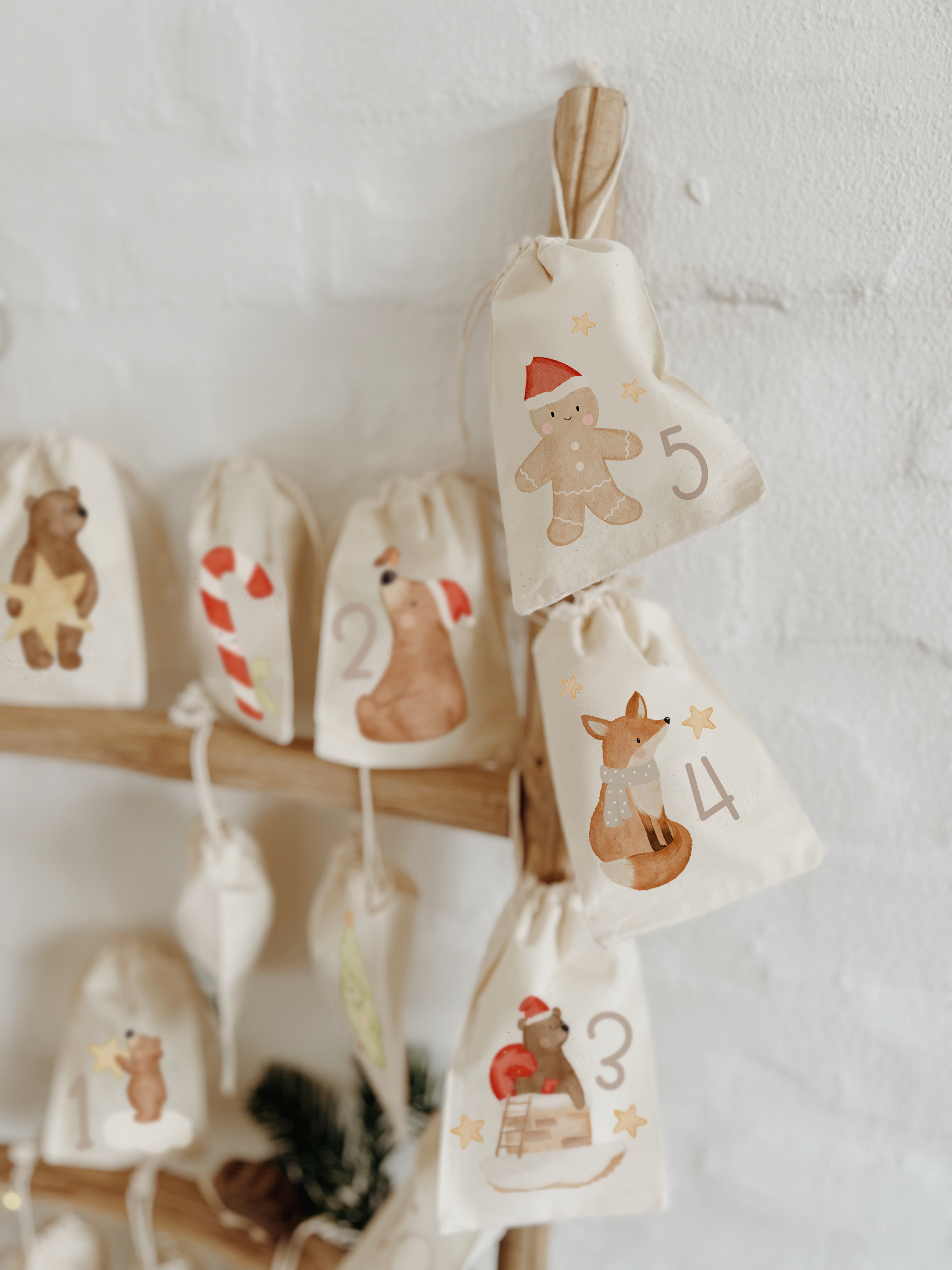 24 Bügelbilder für den Adventskalender