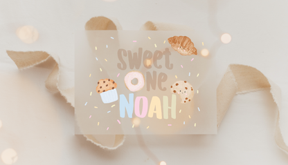 Hej Hanni Bügelbild Geburtstag Sweet One
