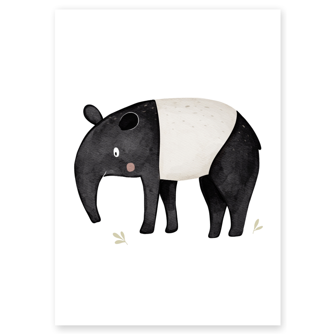 Kinderposter Tapir