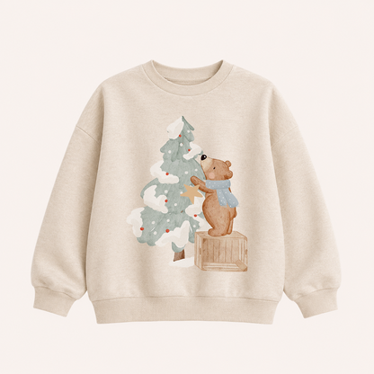 Hej Hanni Bügelbild Weihnachten Kleiner Bär Weihnachtsbaum