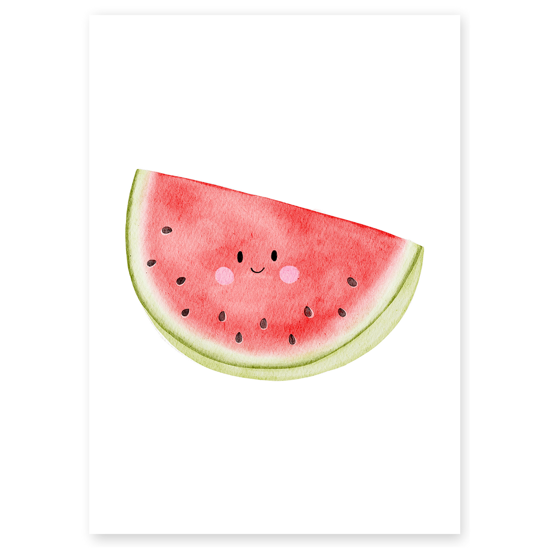 Kinderposter Wassermelone