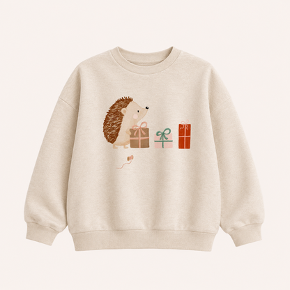 Hej Hanni Bügelbild Weihnachten Igel Geschenke
