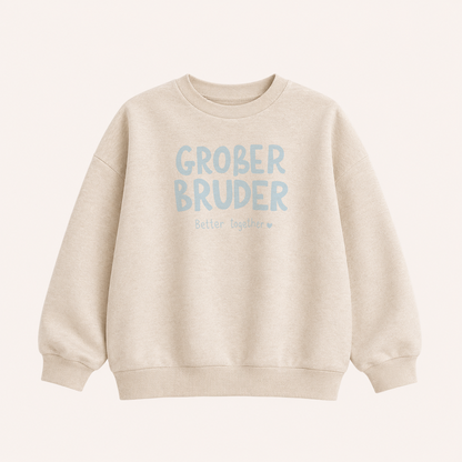 Großes Bügelbild Geschwister