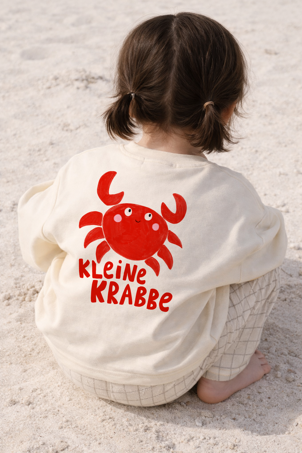 Großes Bügelbild Kleine Krabbe