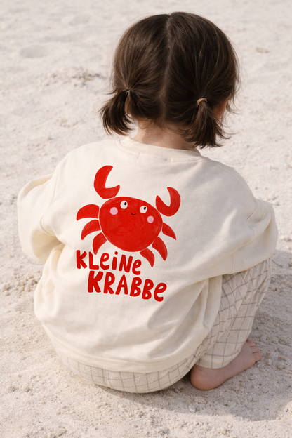 Großes Bügelbild Kleine Krabbe