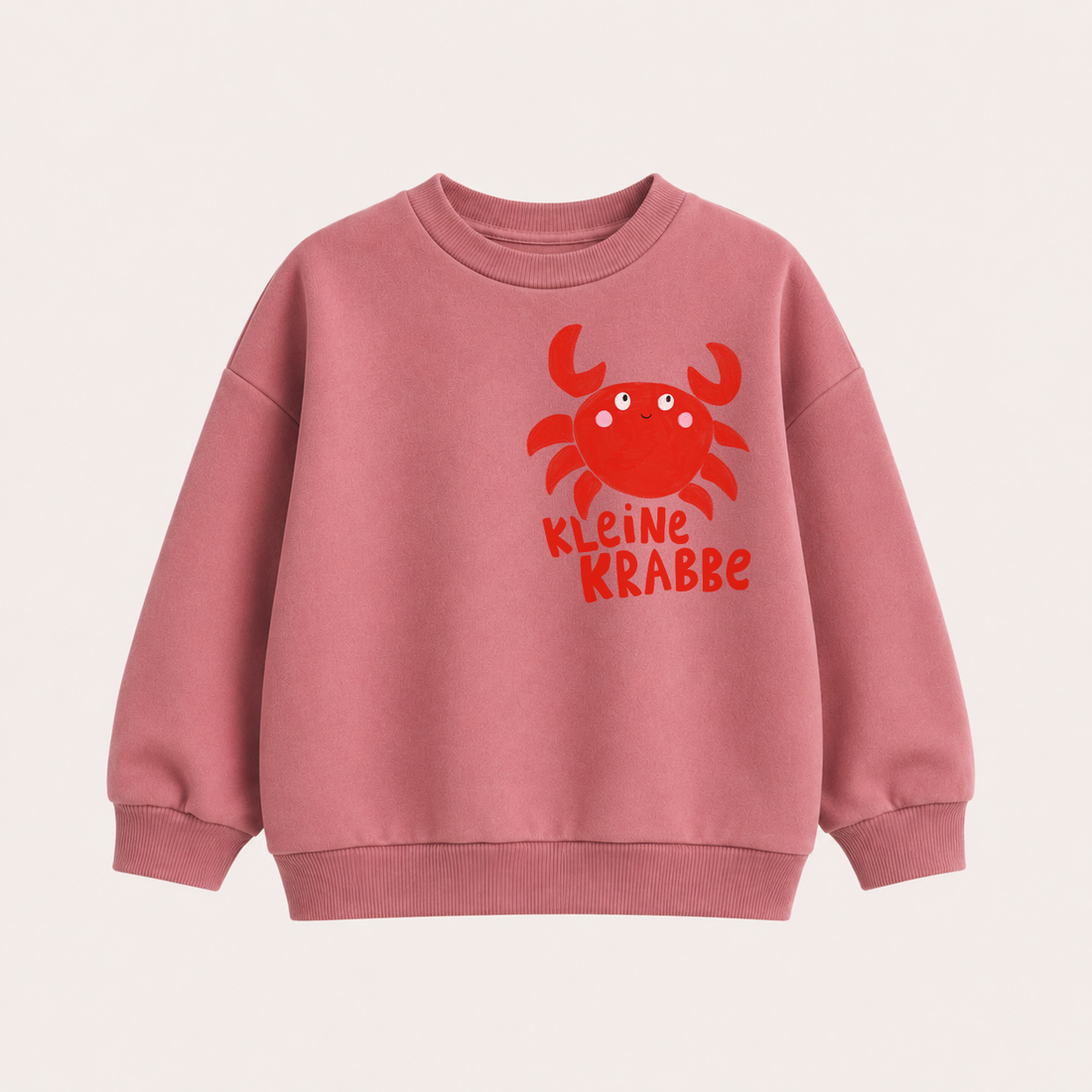 Großes Bügelbild Kleine Krabbe