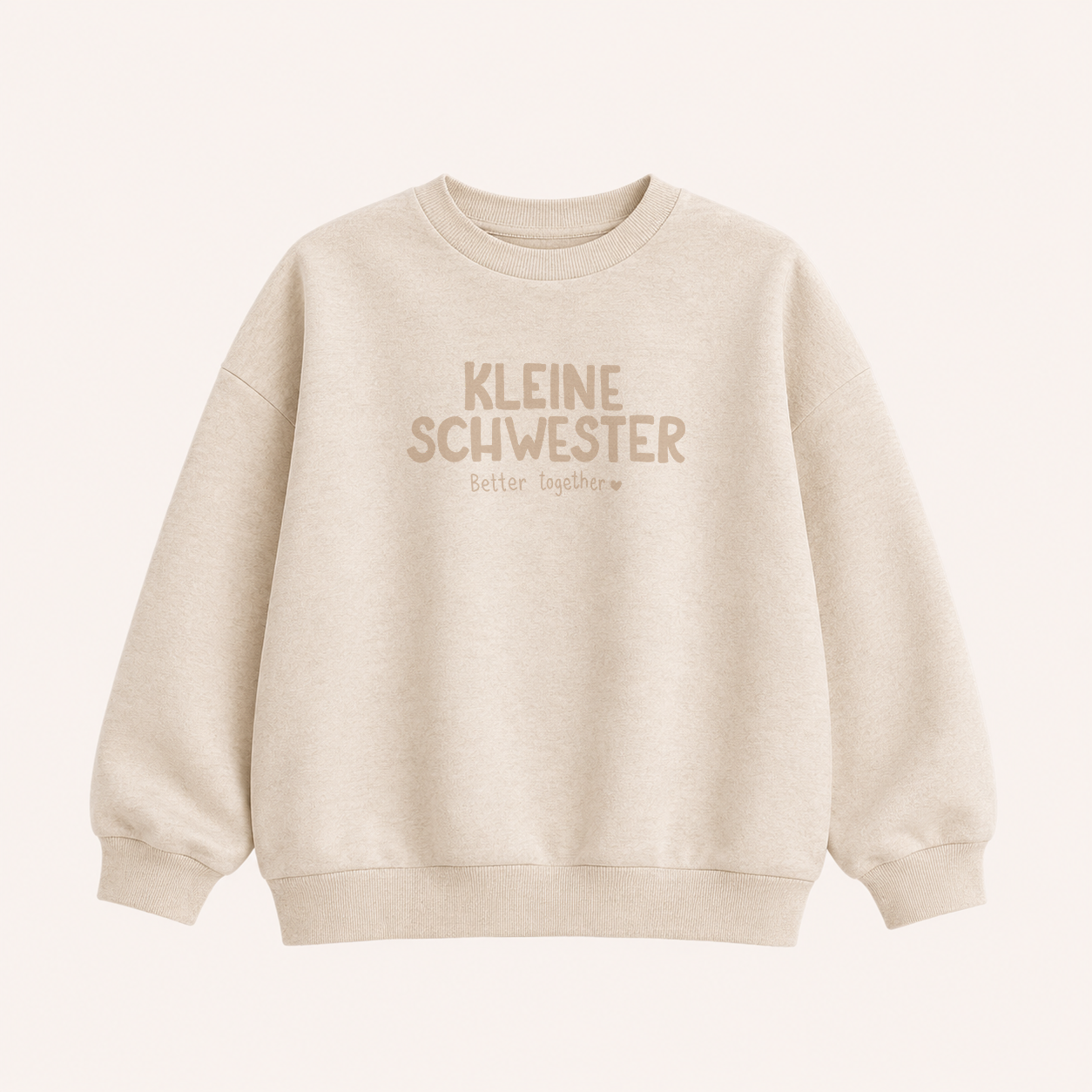 Großes Bügelbild Geschwister