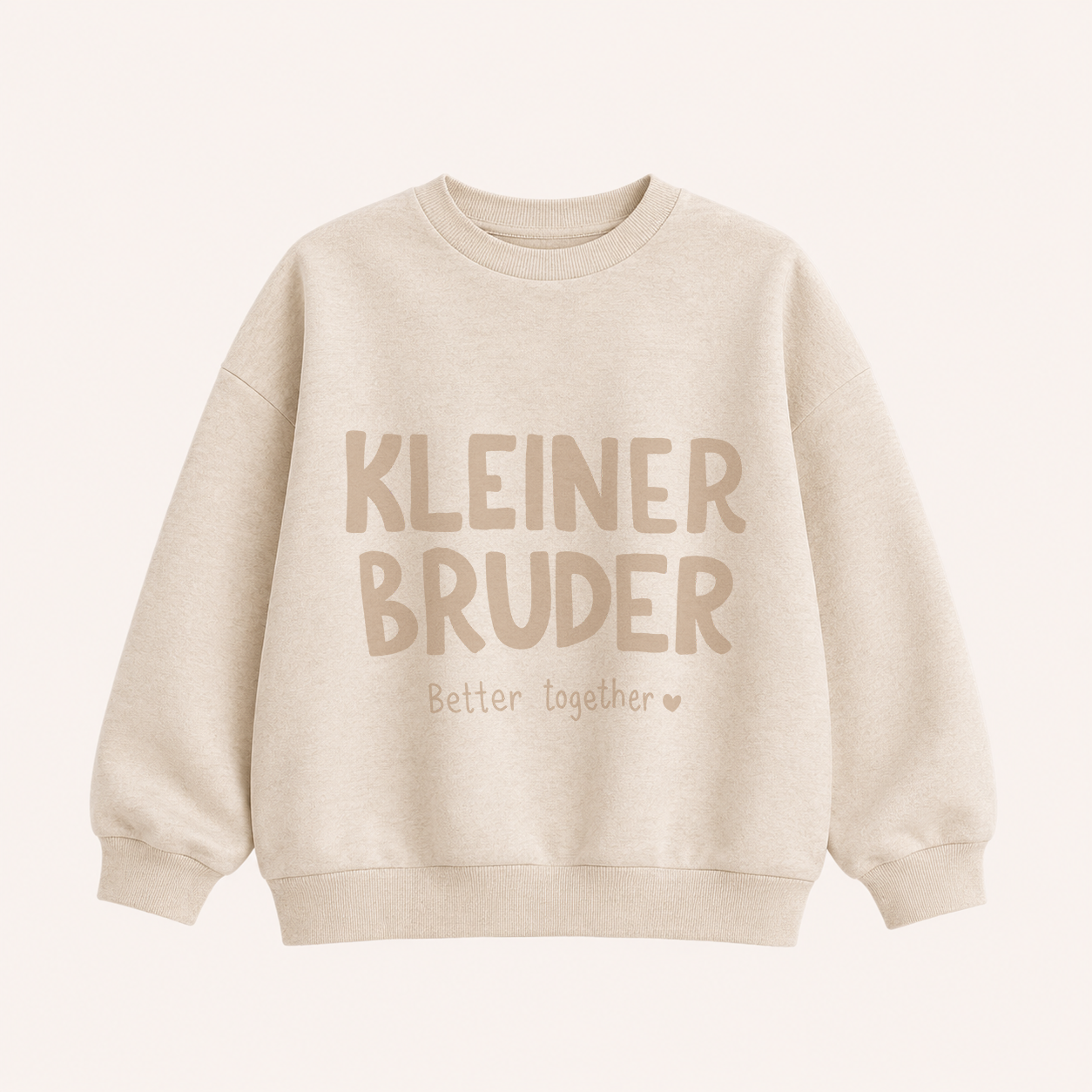 Großes Bügelbild Geschwister