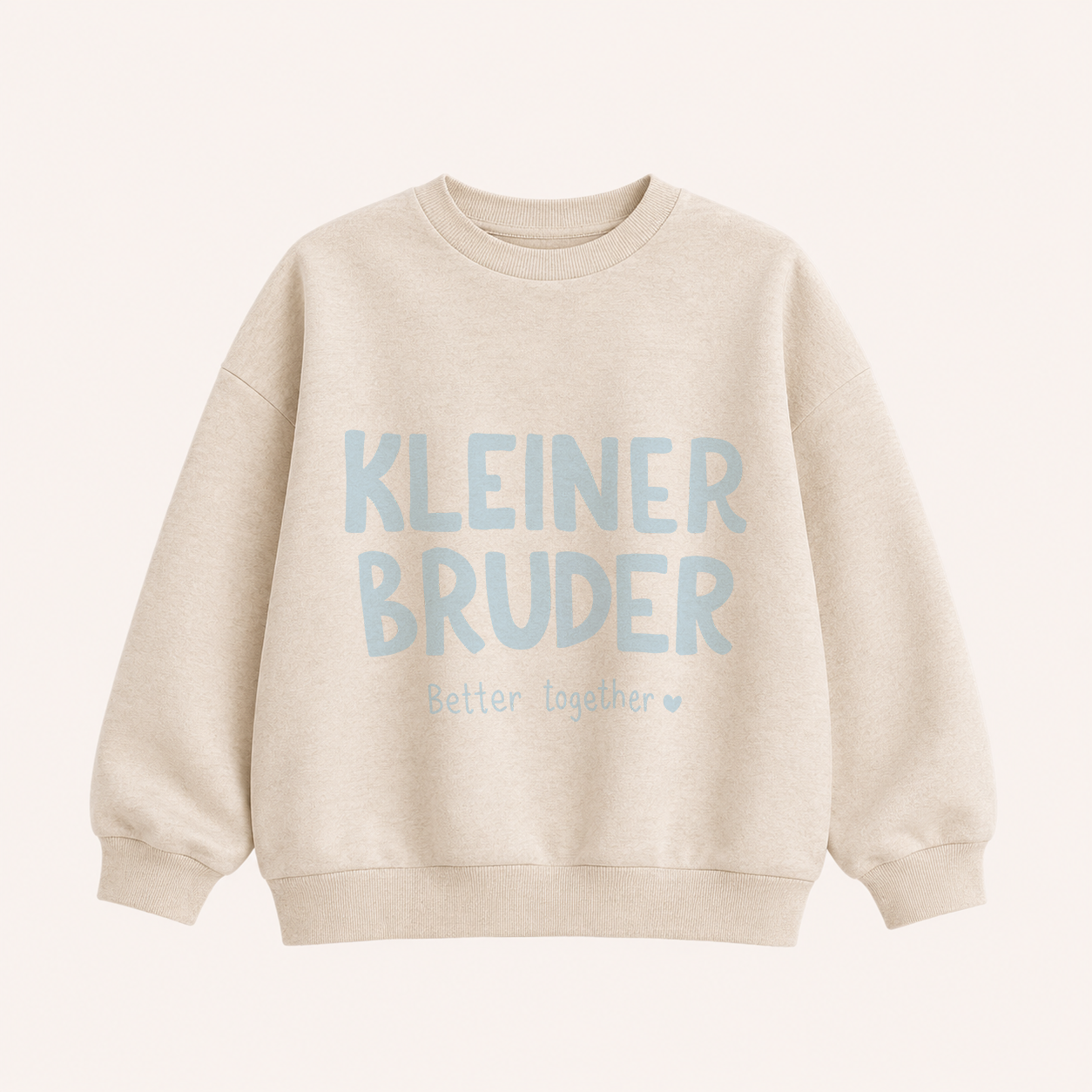Großes Bügelbild Geschwister