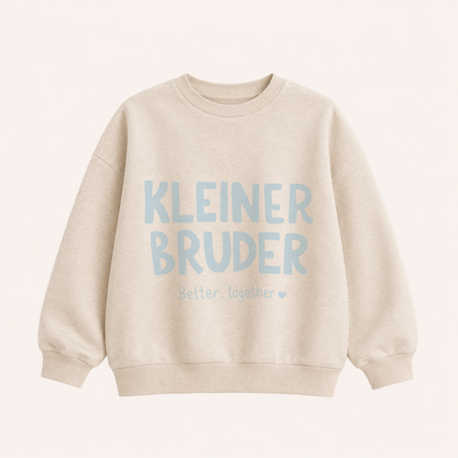 Großes Bügelbild Geschwister