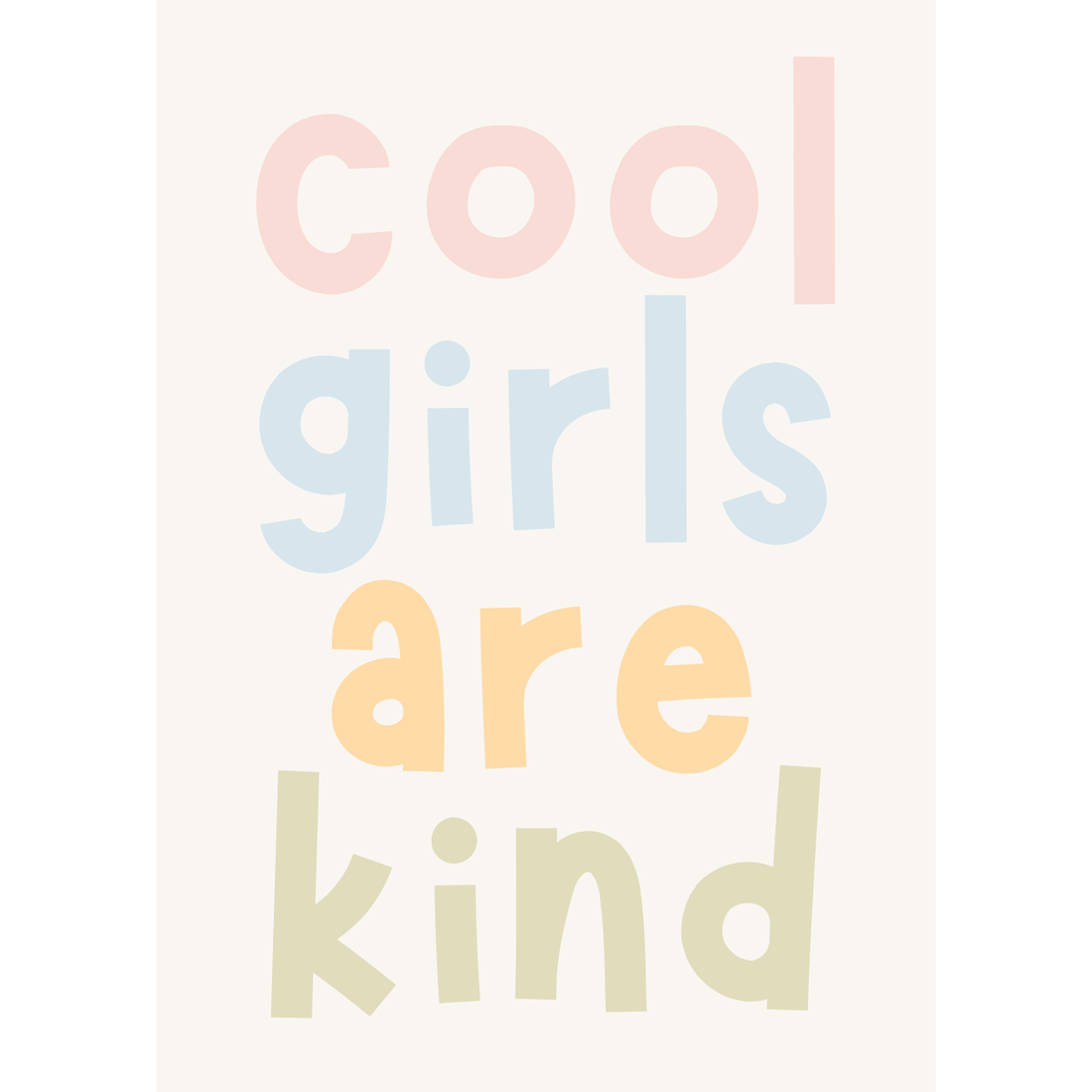 Hej Hanni Bügelbilder cool girls are kind