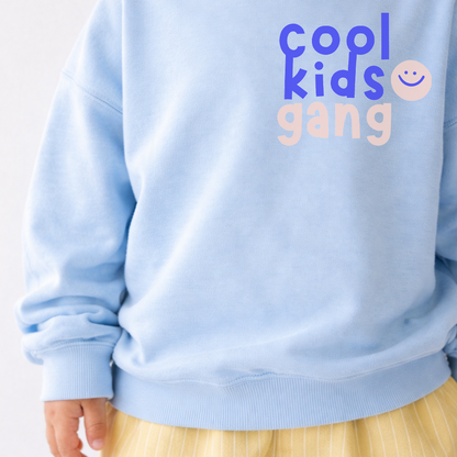 Hej Hanni Bügelbilder cool kids gang blau rosa