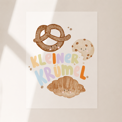 Großes Bügelbild Kleiner Krümel