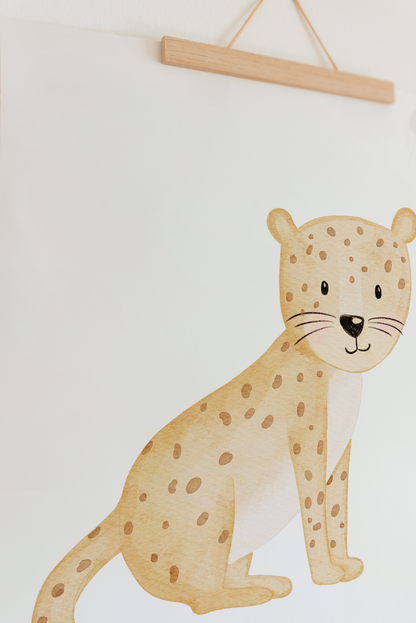 Poster kleiner Gepard A4