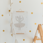 Poster Ballerinamaus A4 / A3 / A2