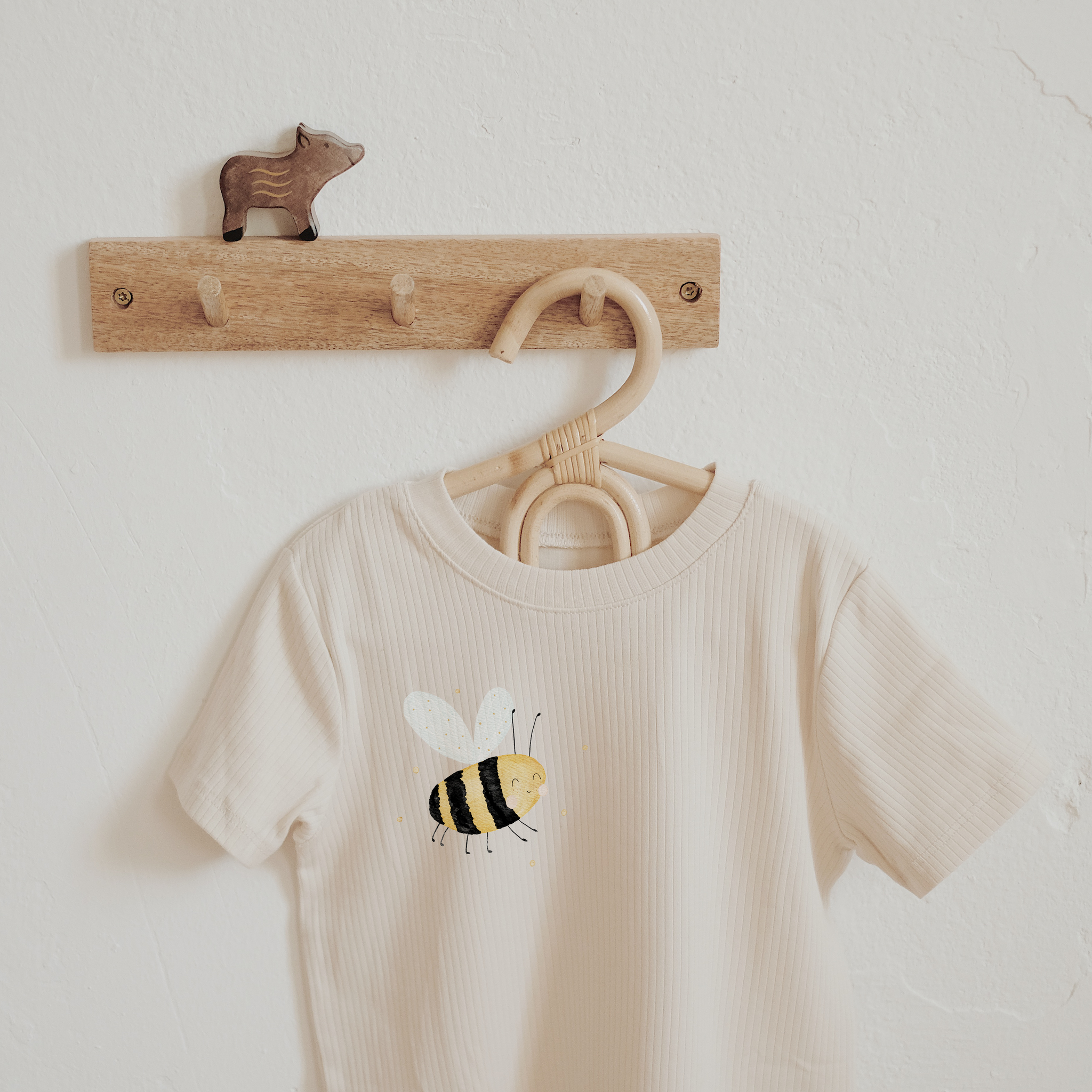 Bügelbild Biene