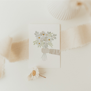Minikarte Blumenstrauß A7