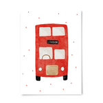 Postkarte Doppeldecker