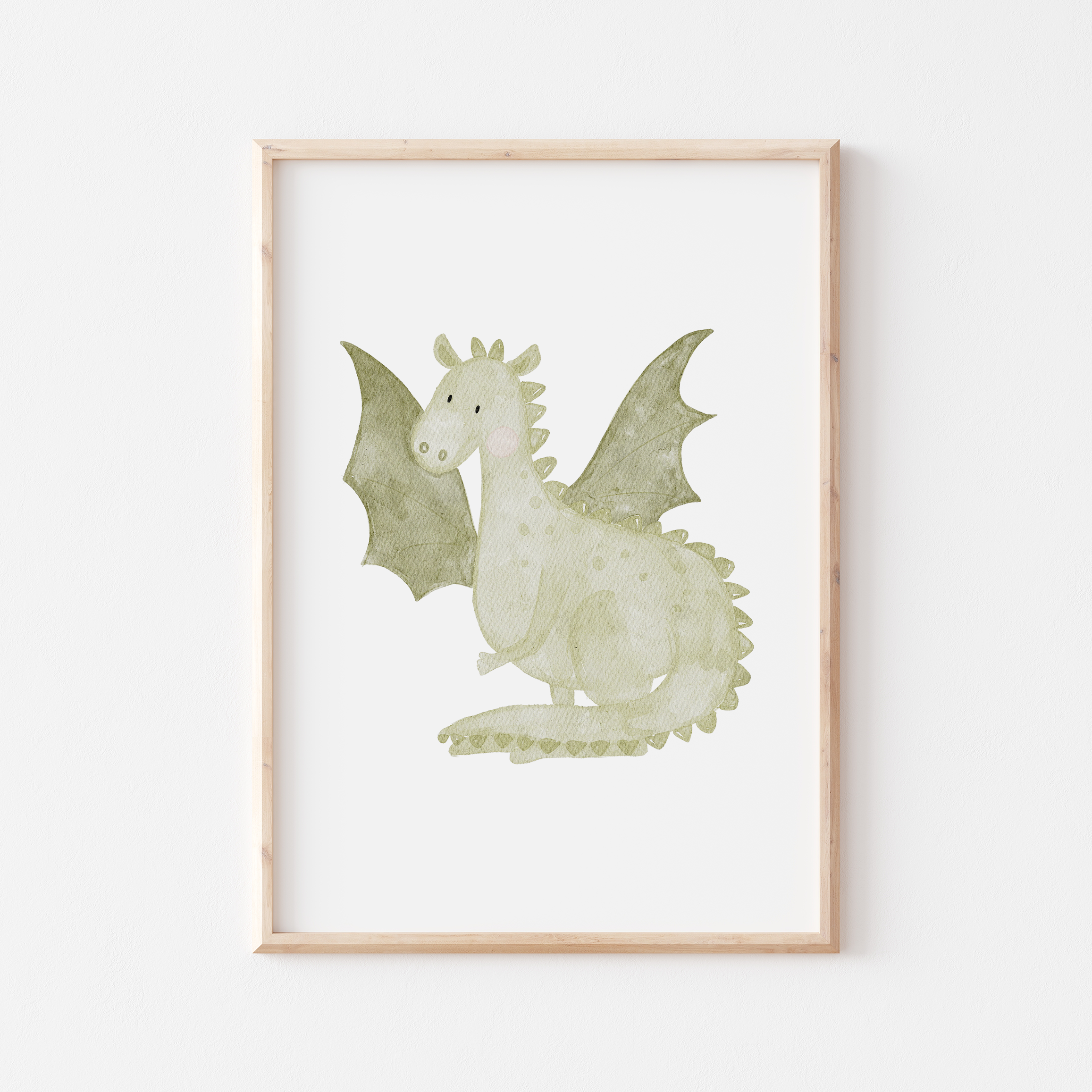 Hej Hanni Poster Drachen und Ritter A4 &amp; A3