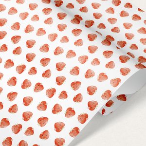 Geschenkpapier Erdbeeren