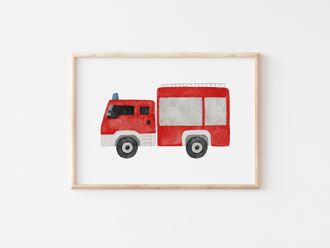 Poster Feuerwehr A4