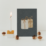 Weihnachtskarte Geschenke