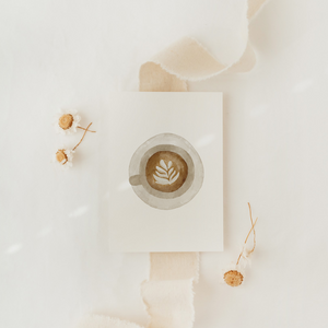 Postkarte Kaffee A6