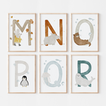Buchstabenposter bunt Z