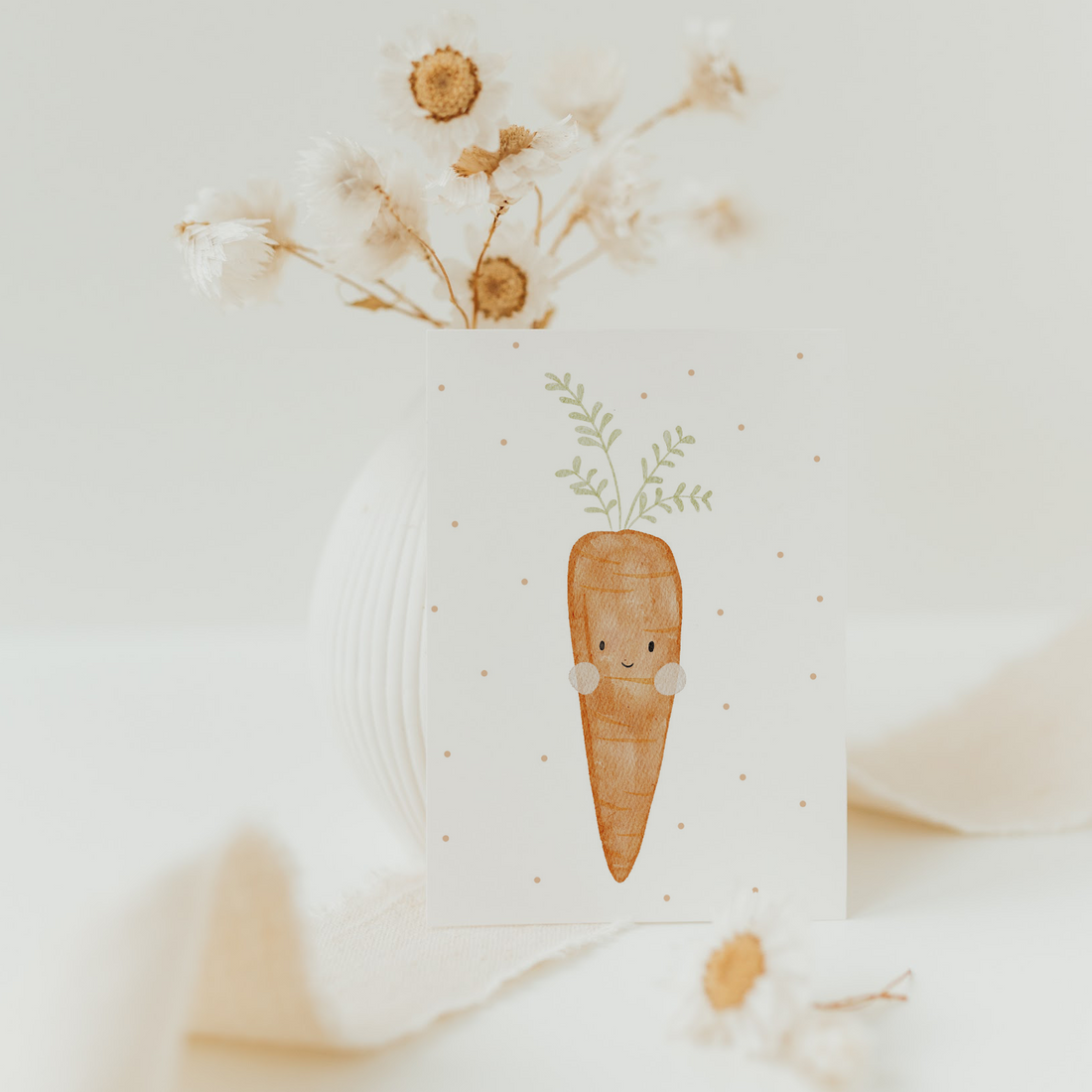 Hej Hanni Minikarte Ostern Möhre A7