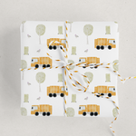 Geschenkpapier Müllauto