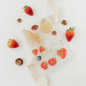 Bügelbilderset Obst