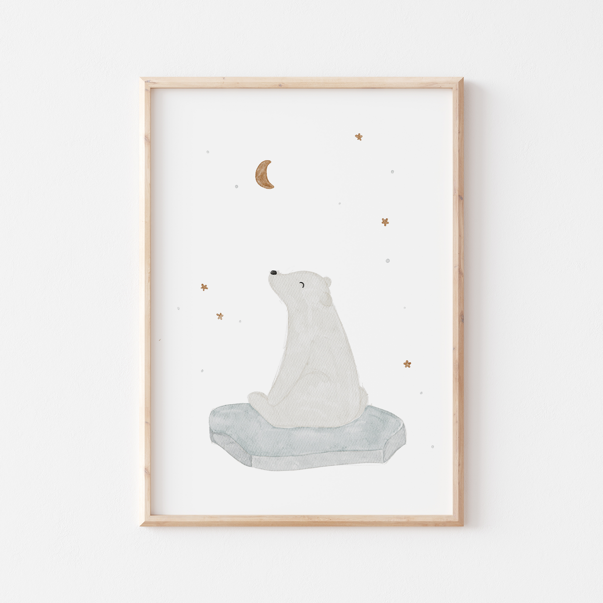 Poster Eisbär A4