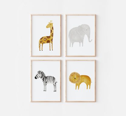 Hej Hanni Poster Safari A4