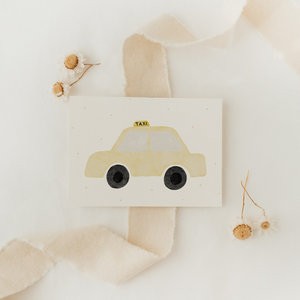 Postkarte Taxi