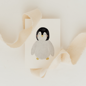 Minikarte Weihnachten Pinguin A7