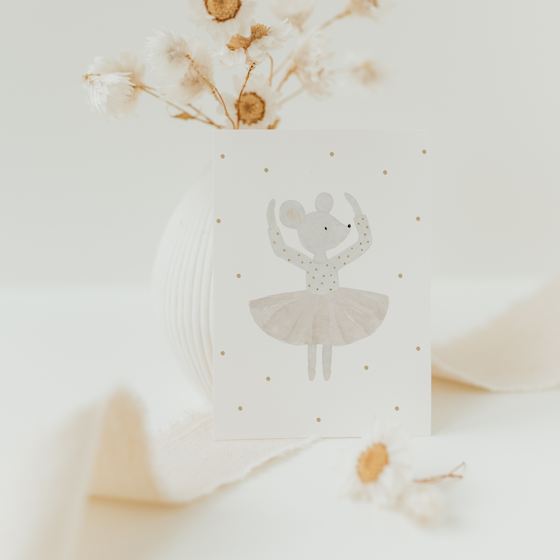 Hej Hanni Minikarte Ballerinamaus A7