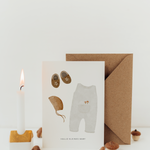 Postkarte Hallo kleines Baby