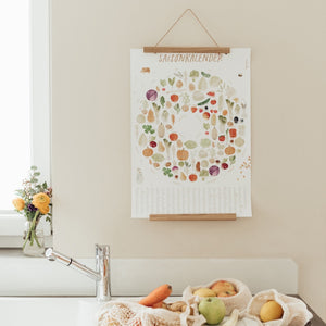 Saisonkalender Poster für Kinder A2 immerwährend