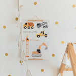 Poster Baustelle A4 / A3 / A2