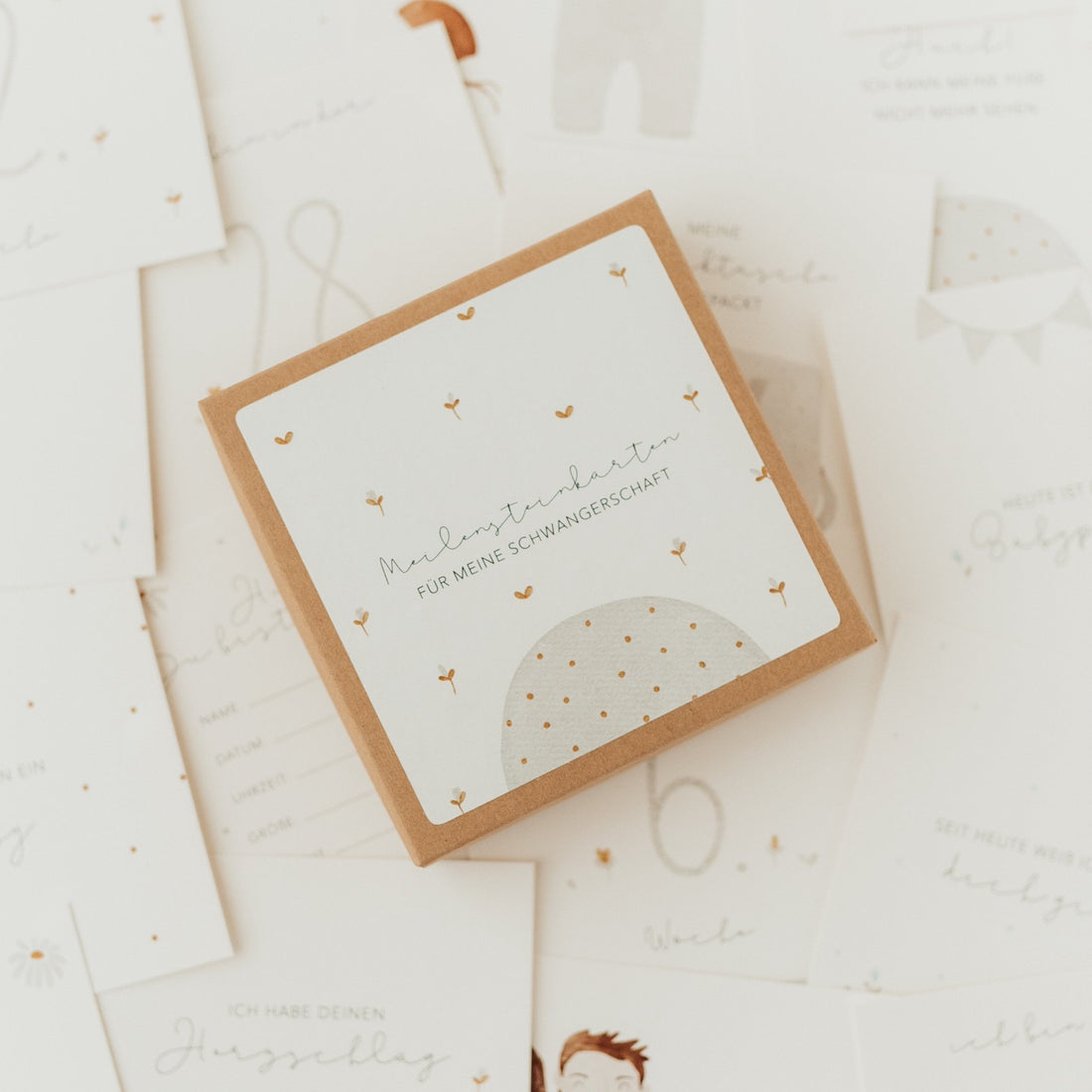 Hej Hanni Meilensteinkarten Schwangerschaft alt