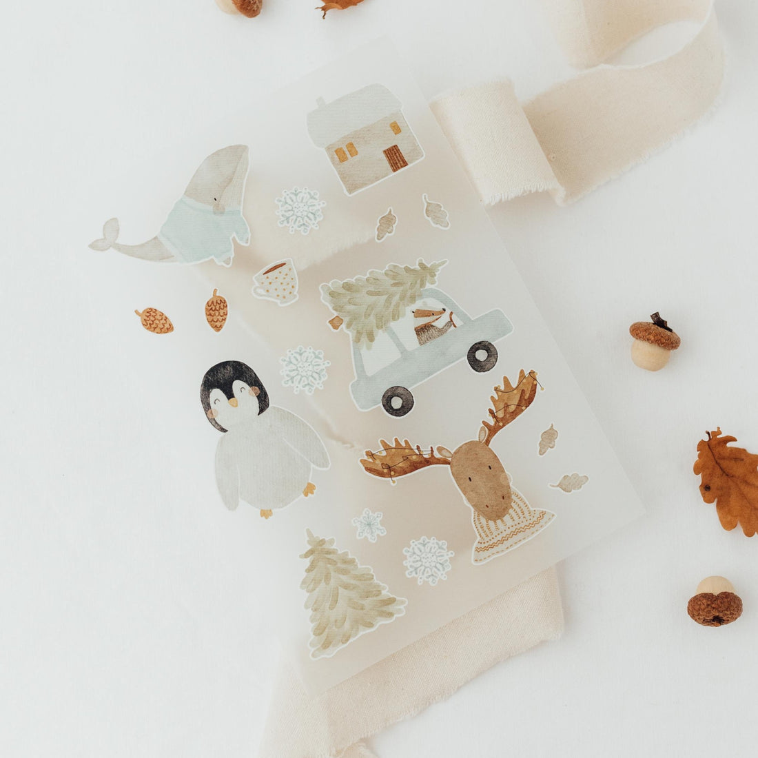 Hej Hanni Bügelbilderset Winter und Weihnachten A5